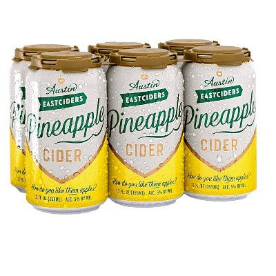 Austin Eastciders Pineapple Cider Can 6pk (6 pack 12oz cans)