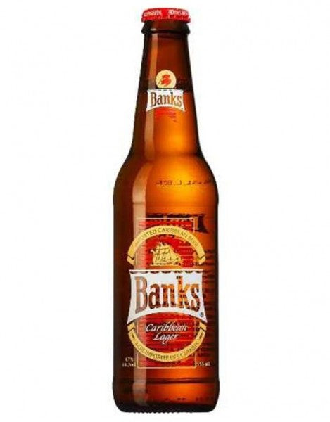 Banks Caribbean Lager Nr 6pk (6 pack 12oz bottles)