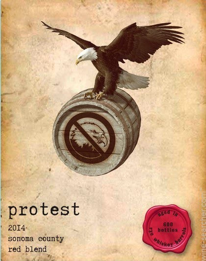 Chateau Diana - Protest Sonoma County Red Blend Aged In Rye Whiskey Barrels NV (750ml)