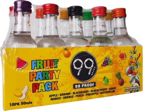 99 Schnapps - Fruit Party Pack 10pk (10 pack cans)