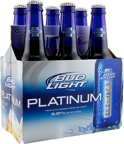 Anheuser-busch - Bud Light Platinum (6 pack 12oz bottles)