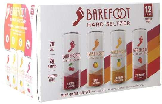 Barefoot - Hard Seltzer Variety Pack Can 12pk