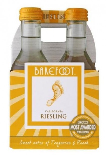 Barefoot - Riesling 4 Pack NV (187ml 4 pack)