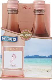 Barefoot - Rose 4pk NV (187ml 4 pack)