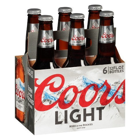 Coors Brewing Co - Coors Light Nr 6pk (6 pack 7oz bottles)