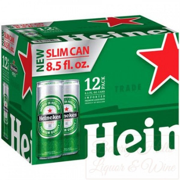 Heineken - Can 6pk (12 pack 8.5oz cans)