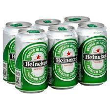 Heineken - Can 6pk (12 pack 12oz cans)