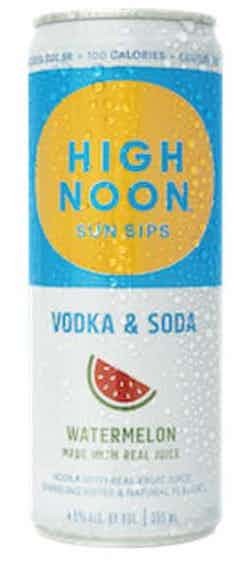 High Noon - Sun Sips Watermelon Vodka And Soda (355ml 4 packs cans)