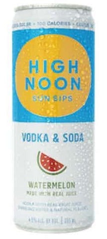 High Noon - Sun Sips Watermelon Vodka And Soda (355ml 4 packs cans)