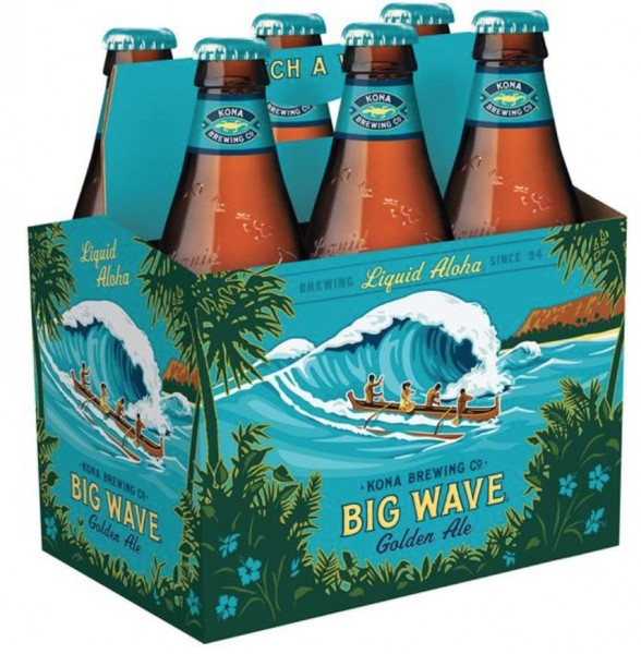 Kona - Big Wave Golden Ale (6 pack 12oz bottles)