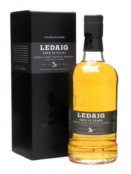 Ledaig - 10yrs Un-chill Single Malt Scotch Whisky (750ml)