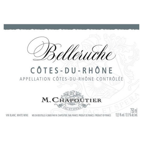 M. Chapoutier - Cotes Du Rhone White Belleruche NV (750ml)