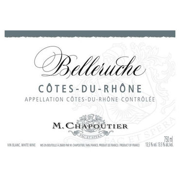 M. Chapoutier - Cotes Du Rhone White Belleruche NV (750ml)