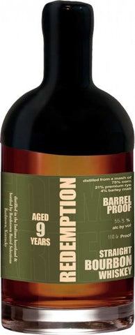 Redemption - 9yrs Barrel Proof Bourbon (750ml)