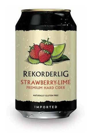 Rekorderlig - Strawberry-lime Hard Cider Can (4 pack 12oz cans)