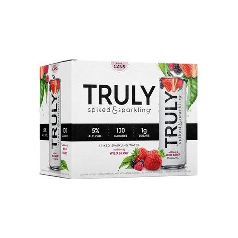 Truly Spiked And Sparkling - Wild Berry Can 6pk (6 pack 12oz cans)