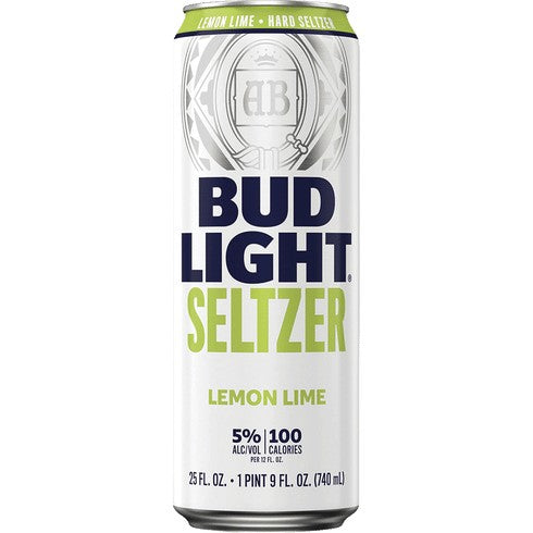 Anheuser-busch - Bud Light Seltzer Lemon Lime Can (25oz can)