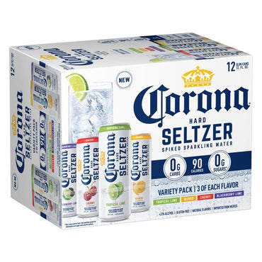 Corona - Hard Seltzer Variety Pack Can 12pk (12 pack 12oz cans)