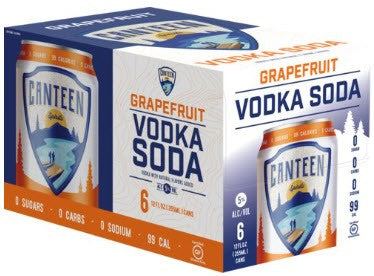 Canteen Spirits - Grapefruit Vodka Soda Can 6pk (6 pack 12oz cans)