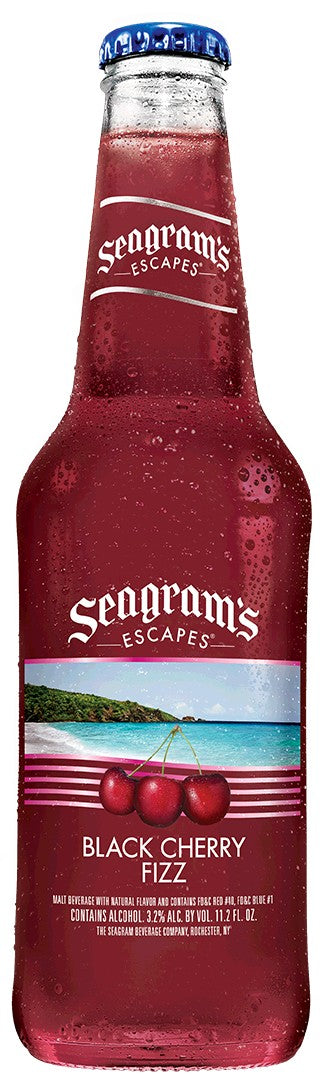 Seagrams - Escapes Black Cherry Fizz (4 pack 11.2oz bottles)