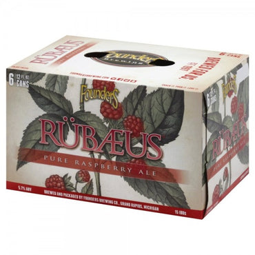 Founders Brewing Company - Rubaeus Raspberry Ale Can 6pk (6 pack 12oz cans)