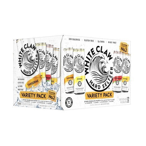 White Claw - Variety Hard Seltzer No.2 Can 12pk (12 pack 12oz cans)