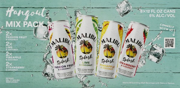 Malibu - Splash Variety Pack 8pk NV (8 pack 12oz cans)