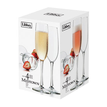 Libbey - Midtown 4 Pieces Flute Set